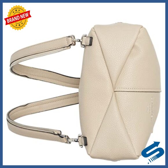Vegan Leather Convertible Sling Backpack with 2 Pockets, Daypack Design main image 6